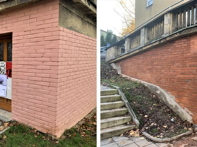 Odstranění nátěru z režného zdiva