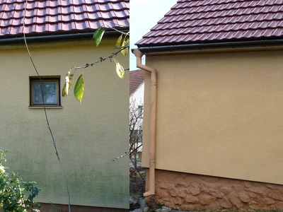 Tenkovrstvé omítky získají opět původní vzhled a vlastnosti.