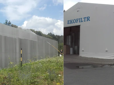 Čištění plachtové haly