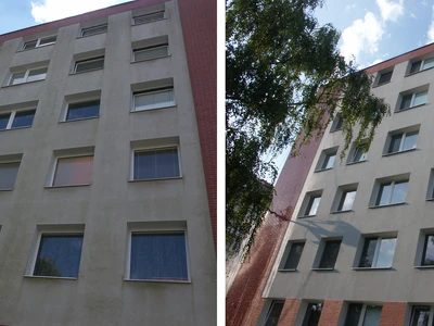 Čištění fasád panelových domů provádíme všemi způsoby a vždy navrhujeme pouze nejefektivnější možnost.