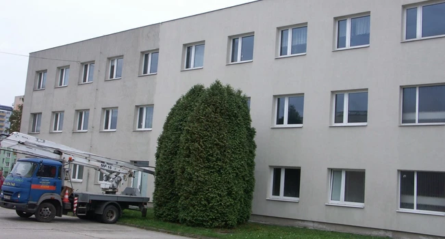 Čištění fasád a střech