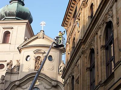 Čištění a ochrana historických fasád