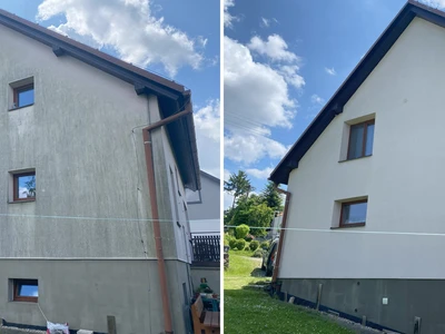 vyčištění fasády